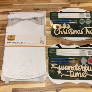 3 Sets of Christmas Crafts